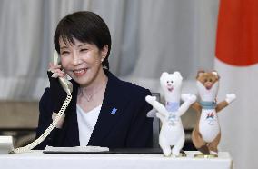 PM Takaichi congratulates Kimura on Olympic snowboarding win