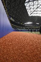 Biodegradable artificial turf at Vantelin Dome