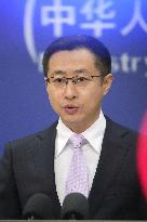 China Foreign Ministry spokesperson