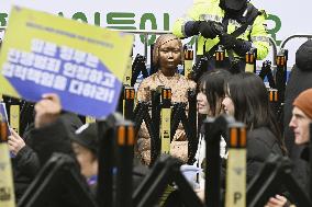 "Comfort women" statue in Seoul
