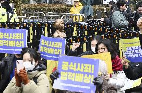 "Comfort women" statue in Seoul