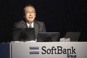 SoftBank Group CFO Goto at press conference