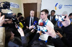 Milan Cortina Olympics: Disqualified Ukrainian athlete