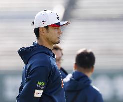 Baseball: Japan's WBC training