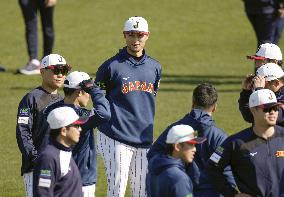 Baseball: Japan's WBC training