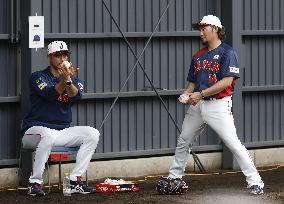 Baseball: Japan's WBC training