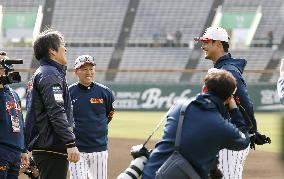 Baseball: Japan's WBC training