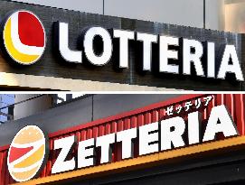 Hamburger chain Lotteria renamed after 54 years