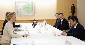 Japan-Iceland ministerial talks