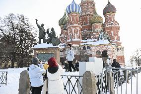 Moscow during Lunar New Year holidays