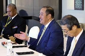 Japan-Tonga defense talks in Tokyo
