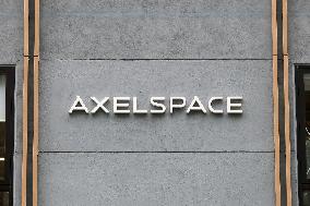 Axelspace Holdings signboard and logo