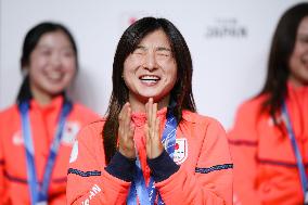 Athletes' press conference after Milan Cortina Olympics