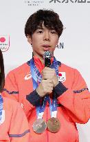 Athletes' press conference after Milan Cortina Olympics