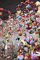 Colorful ornaments in Japan