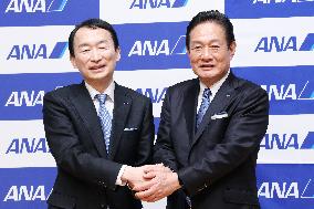 All Nippon Airways President's Handover Press Conference