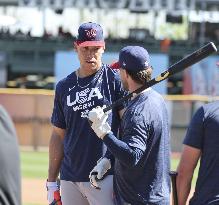 Baseball: U.S. WBC warm-up game