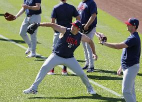 Baseball: U.S. WBC warm-up game