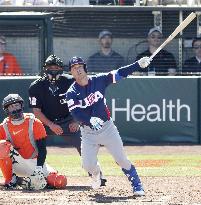 Baseball: U.S. WBC warm-up game