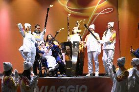 Milan Cortina Paralympics: Torch relay
