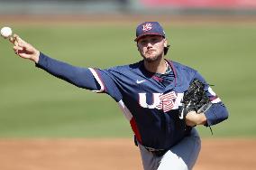 Baseball: U.S. WBC warm-up game