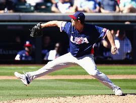 Baseball: U.S. WBC warm-up game