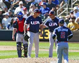 Baseball: U.S. WBC warm-up game