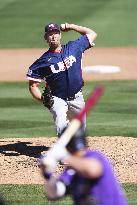 Baseball: U.S. WBC warm-up game