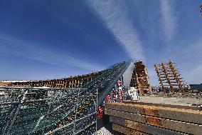 Wooden Grand Ring at expo venue in Osaka