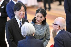 Japan crown prince at award ceremony