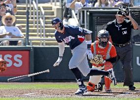 Baseball: U.S. WBC warm-up game
