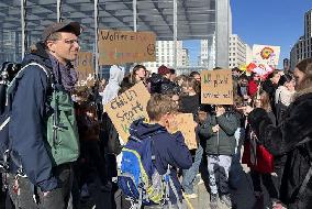 Protest against conscription law in Germany