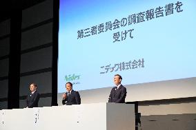 Nidek Press Conference Regarding the Third-Party Committee Investigation Report