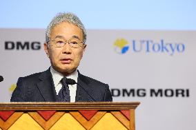 DMG Mori and the University of Tokyo “MX Center” Establishment Press Conference