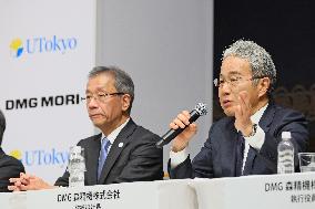 DMG Mori and the University of Tokyo “MX Center” Establishment Press Conference
