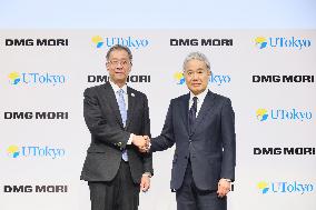 DMG Mori and the University of Tokyo “MX Center” Establishment Press Conference