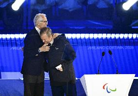 Milan Cortina Paralympics: Closing ceremony