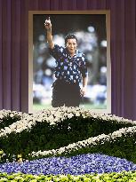 Memorial ceremony for Japanese golf legend Ozaki
