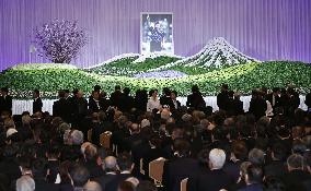 Memorial ceremony for Japanese golf legend Ozaki