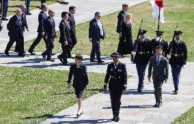 Japan PM Takaichi at Arlington cemetery