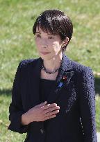 Japan PM Takaichi at Arlington cemetery