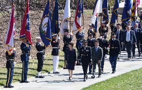 Japan PM Takaichi at Arlington cemetery