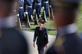 Japan PM Takaichi at Arlington cemetery