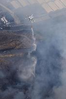 Wildfire in Gunma Pref.