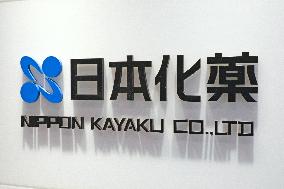 Nippon Kayaku signboard and logo