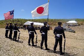 Japan-U.S. ceremony for Battle of Iwojima fallen