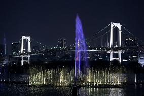 150-meter-tall fountain completed in Tokyo