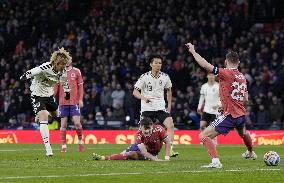 Football: Japan vs. Scotland