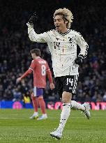 Football: Japan vs. Scotland