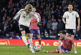 Football: Japan vs. Scotland